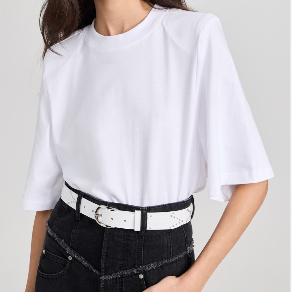 NWT Isabel Marant Ben Tee in Antik Pink size m